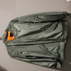 NWOT Free People Love Tree Bomber Jkt size L